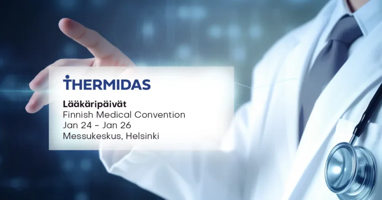 Thermidas’ CEO Jouni Kyllönen speaking at the Finnish Medical Convention