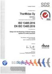 Thermidas ISO13485 certificate